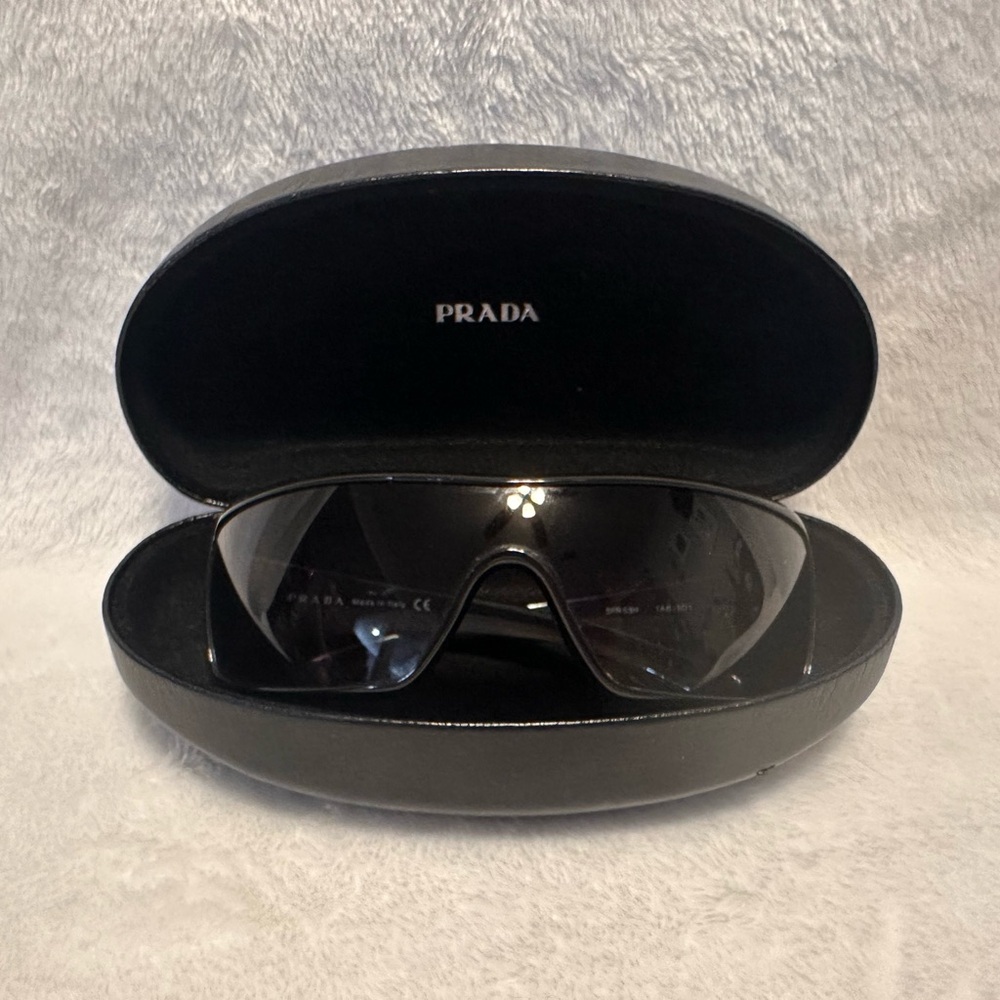 Prada Sleek Black Sunglasses with Case